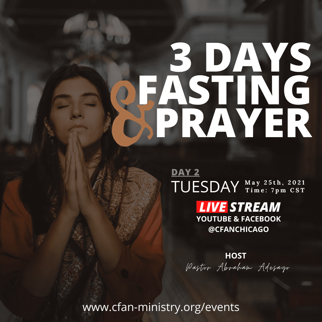 3 Days Fasting and Prayer - Day 2