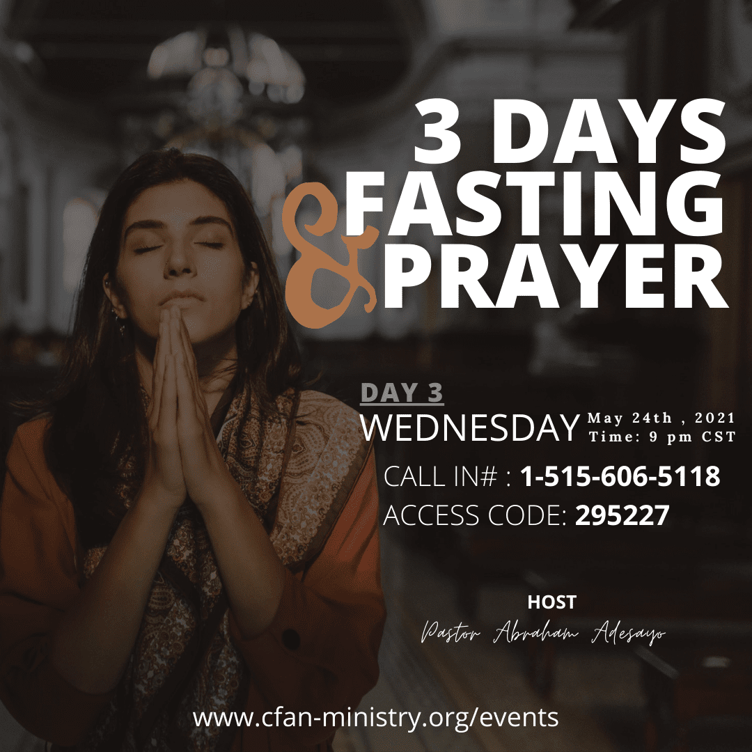 3 Days Fasting and Prayer - Day 3