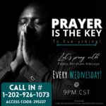 Prayer is the key to everything