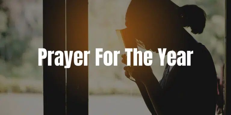 Prayer for the year