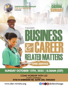 Casual Sunday - Business and Career Related Matters - One Service