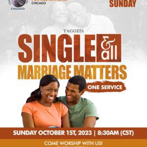 Casual Sunday - Single and all Marriage Matters - One Service