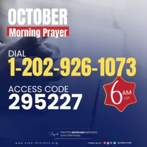October Special Prayer Banner