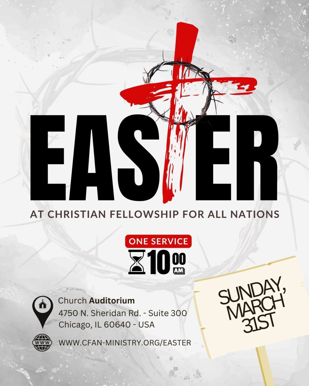 Easter Church Invitation