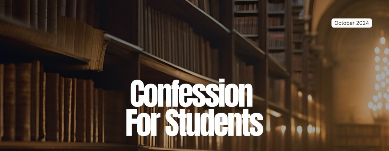 Confession And Prayer For Students