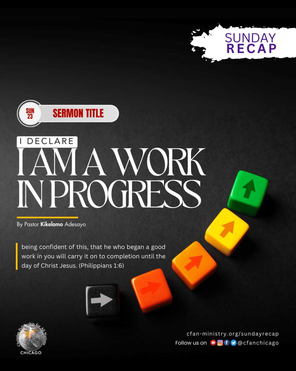 I Declare I AM A WORK IN PROGRESS