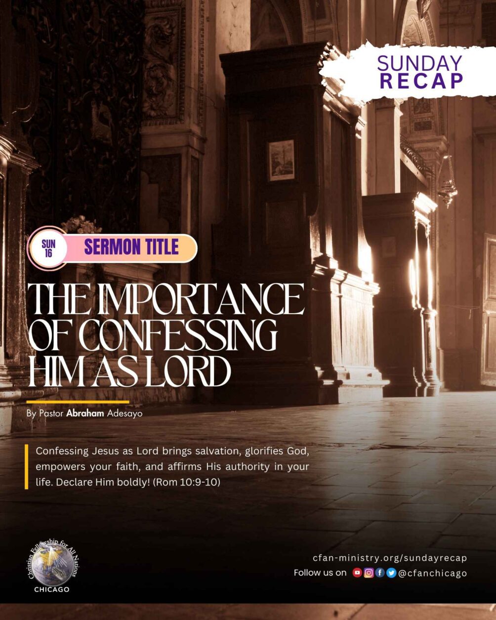 The Importance Of Confessing Him As Lord