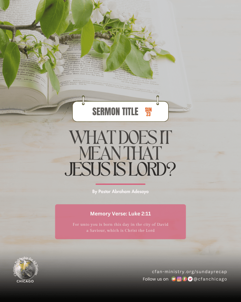 What Does It Mean That Jesus Is Lord.