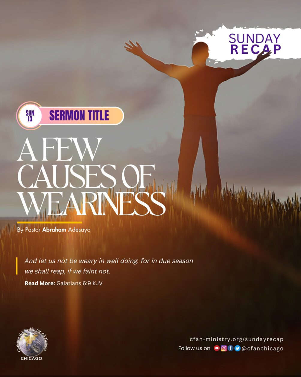 A Few Causes Of Weariness