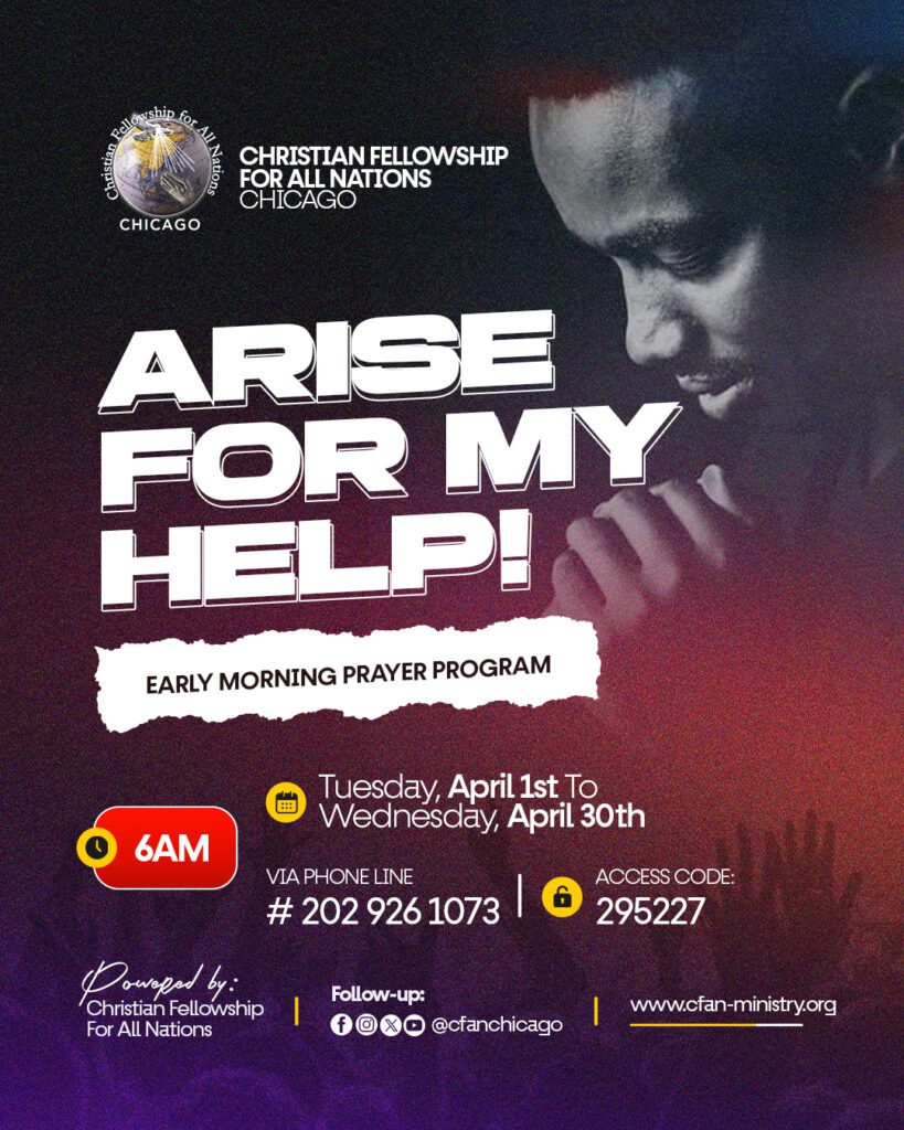 Arise For My Help - Early Morning Program Schedule