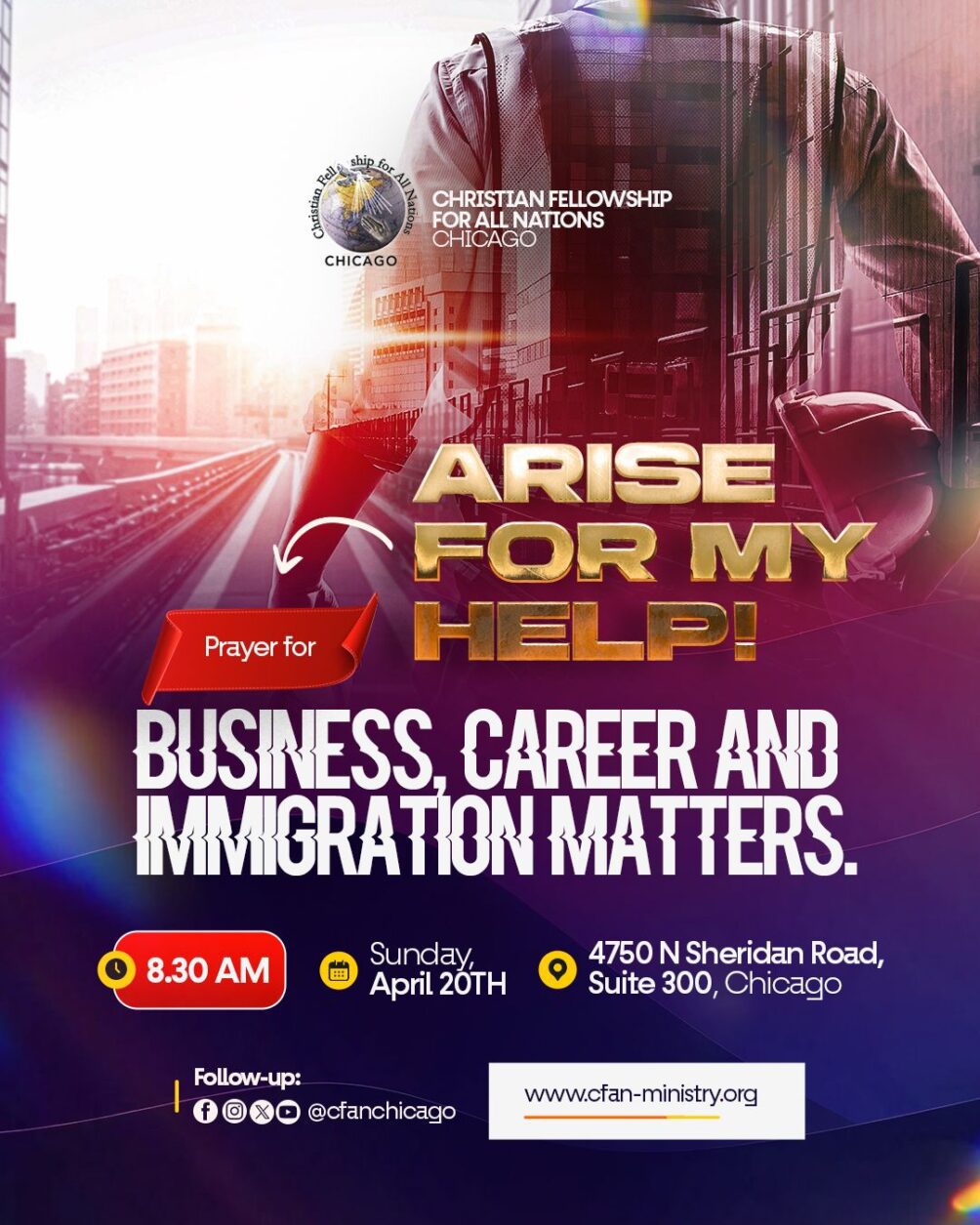 Arise For My Help: Week 3- Business, Career, and Immigration Matters