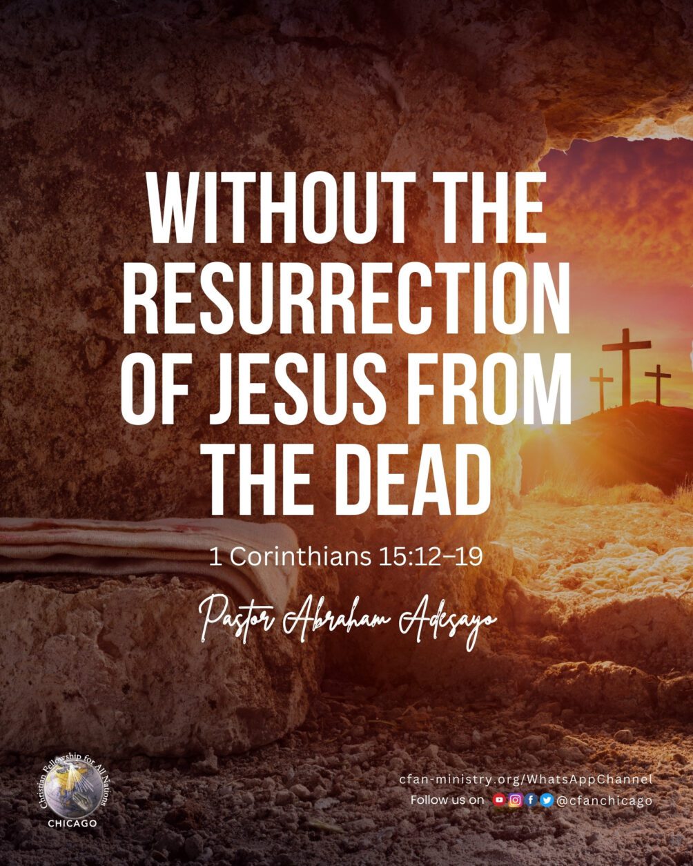 Without the Resurrection of Jesus from the Dead