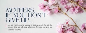 MOTHERS, IF YOU DON'T GIVE UP. Sermon By Pastor Abraham Adesayo