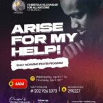 Arise For My Help - April 2026