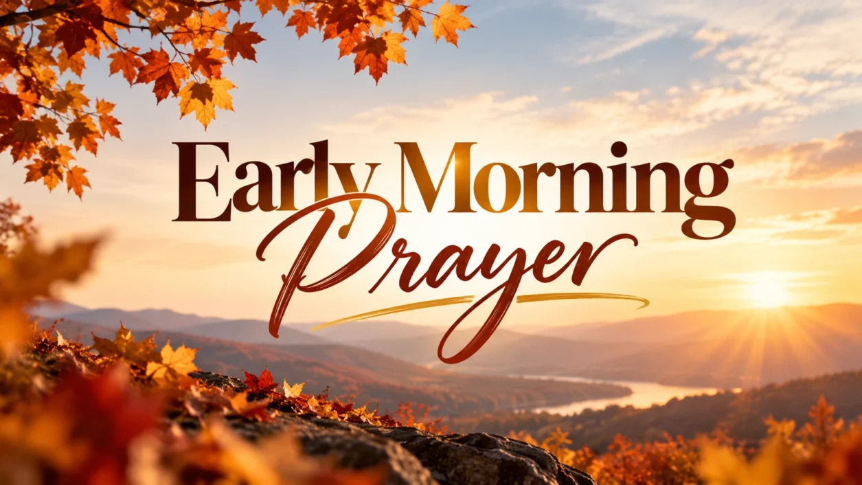 Early Morning Prayer Banner
